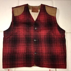 Vintage Abercrombie & Fitch Hunting Leather Vest